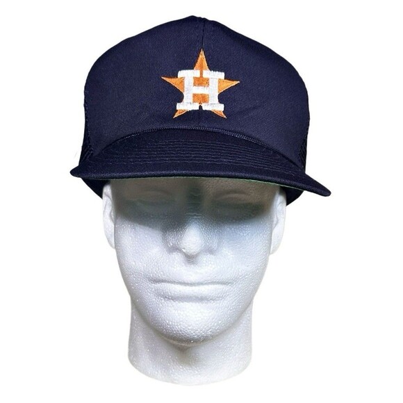 Vintage 80’s Houston Astros SnapBack Trucker Hat - Picture 1 of 3